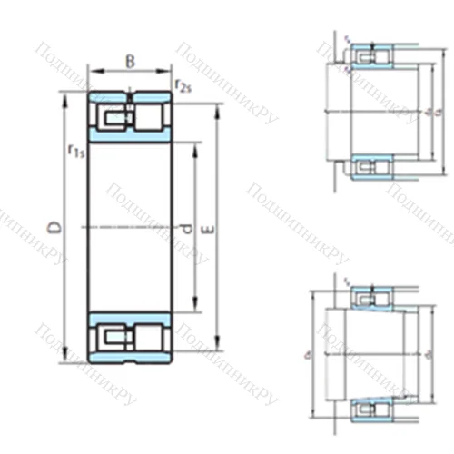 Подшипник роликовый радиальный PSL 512-25