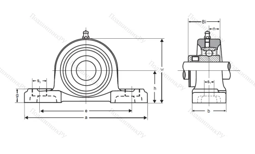 Подшипниковый узел UCP 210 ASAHI в Пензе