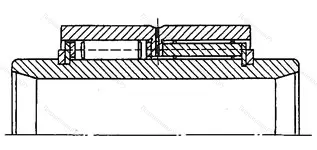Модификация подшипника 30-714722К размер 110x165x90/145