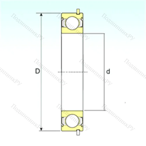 Подшипник шариковый радиальный 6314-ZZNR