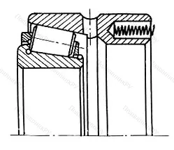 Модификация подшипника 2-17828Л размер 140x190x80 от производителя  ГПЗ-15 Модификация подшипника 2-17828Л размер 140x190x80 от производителя  ГПЗ-15