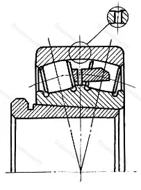 Подшипник  73613 (22314K+AH 2314) размер 65x160x55/72 от производителя  МПЗ