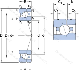 Подшипник 7022 ACE/P 4AL