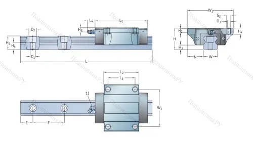 Каретка LLTHC 15 A T 1 P 5 в Пензе