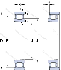 Подшипник N 1014 KTN/HC 5SP