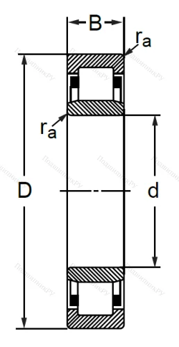 Цилиндрический роликовый подшипник 32209 (NU 209) в Пензе