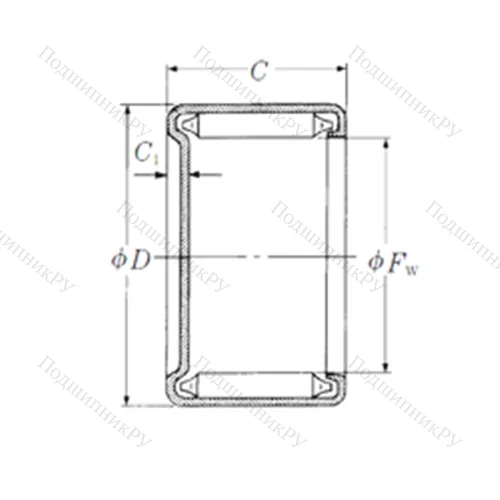 Подшипник игольчатый радиальный M-441