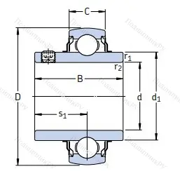 Корпусный подшипник YAR 205-2RF в Пензе