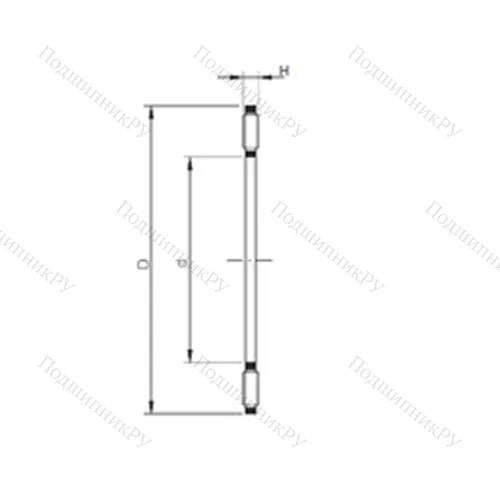 Подшипник игольчатый упорный AXK 160200 от производителя  CX