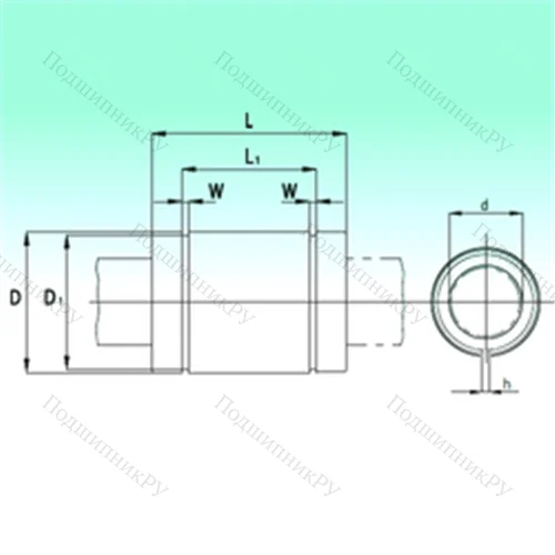 Подшипник шариковый линейный KBS 4080