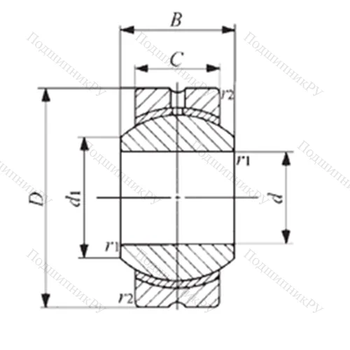 Подшипник скольжения сферический