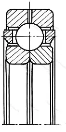 Подшипник  176117 (QJ 1017) 