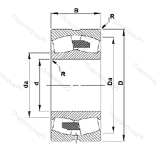 Подшипник роликовый радиальный самоцентрирующийся 230/1060YMB от производителя  TIMKEN