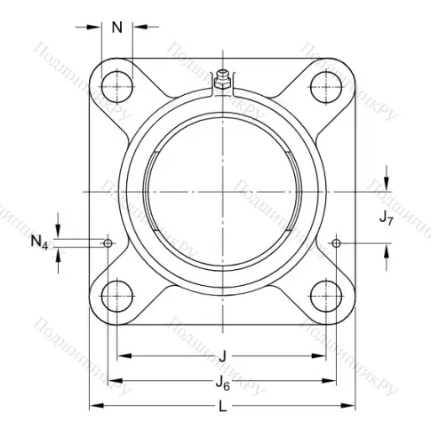 Подшипниковый корпус FY 509 M в Пензе