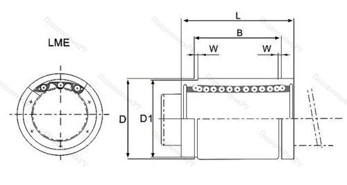 Подшипник LM 30 UU в Пензе