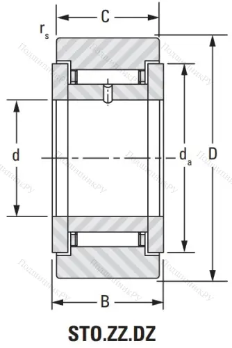 Подшипник STO 17 ZZ DZ от производителя  KOYO