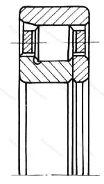 Модификация подшипника 142318М размер 90x190x43 от производителя  ГПЗ-3 Модификация подшипника 142318М размер 90x190x43 от производителя  ГПЗ-3