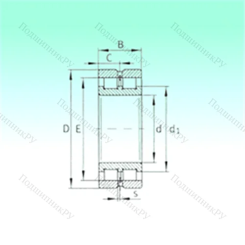 Подшипник роликовый радиальный SL 024924