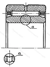 Подшипник  4244112 размер 60x95x35 от производителя  ГПЗ-23
