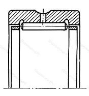 Подшипник  4254908 (RNA 4908) 