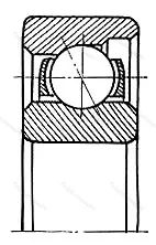 Подшипник  626B (6026) размер 6x19x6 от производителя  SKF Подшипник  626B (6026) размер 6x19x6 от производителя  SKF