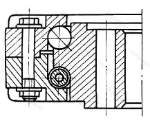 Модификация подшипника 3687/810 размер 810x1000x75 ГПЗ-1