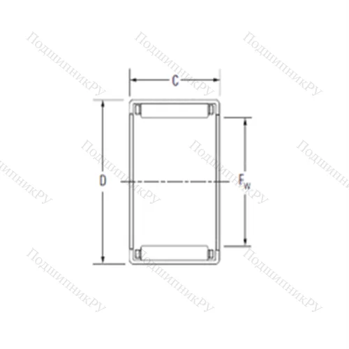 Подшипник игольчатый радиальный J-128