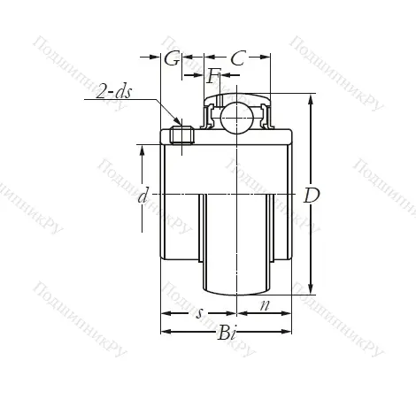 Корпусный подшипник  UCX 09 в Пензе
