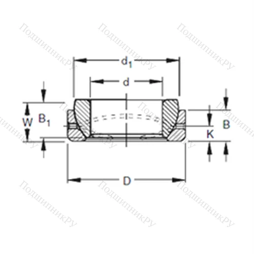 Подшипник скольжения сферический 12SBT 20 от производителя  TIMKEN
