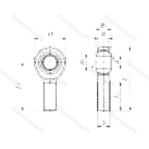 Подшипник скольжения сферический