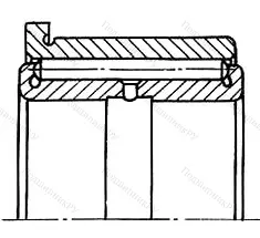 Модификация подшипника 284913К размер 67x102/117x51,2/58 от производителя  ГПЗ-11 Модификация подшипника 284913К размер 67x102/117x51,2/58 от производителя  ГПЗ-11