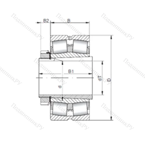 Подшипник роликовый радиальный самоцентрирующийся 230/530 KCW 33+H 30/530 от производителя  CX