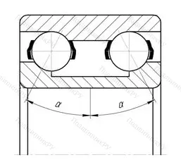 Подшипник  3209 (3056209) размер 45x85x30,2 от производителя  SKF