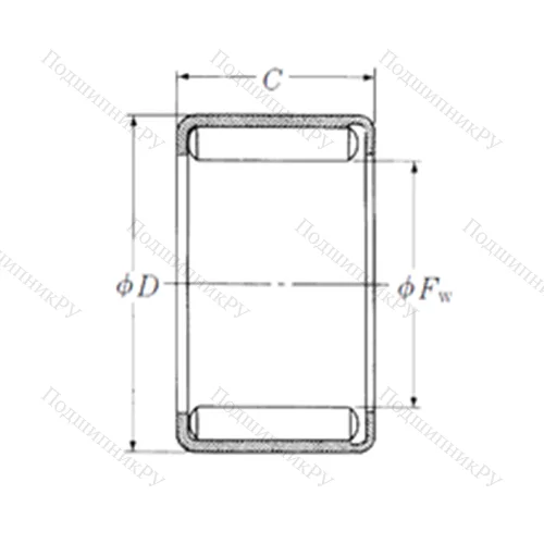 Подшипник игольчатый радиальный YH-1310 от производителя  NSK