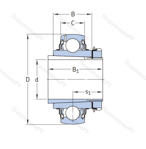 Корпусный подшипник YSA 207-2FK в Пензе