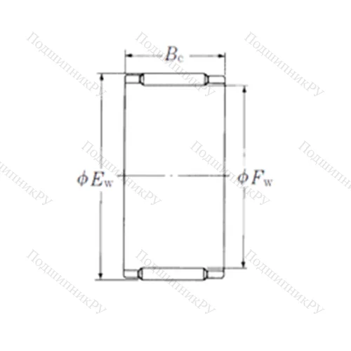 Подшипник игольчатый радиальный WJP-263627