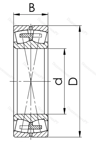 Сферический роликовый подшипник 3513 АМН (22213 ACMBW 33) в Пензе