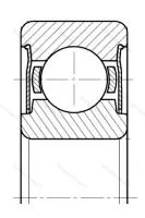 Модификация подшипника 76-80208С2 размер 40x80x18