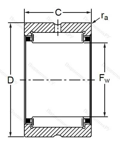Подшипник RNA 4905 (4254905 K ГОСТ) в Пензе