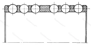 Подшипник  110908 размер 40x62x12 от производителя  ГПЗ-4 Подшипник  110908 размер 40x62x12 от производителя  ГПЗ-4