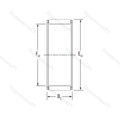 Подшипник игольчатый радиальный RFU 293424A-1