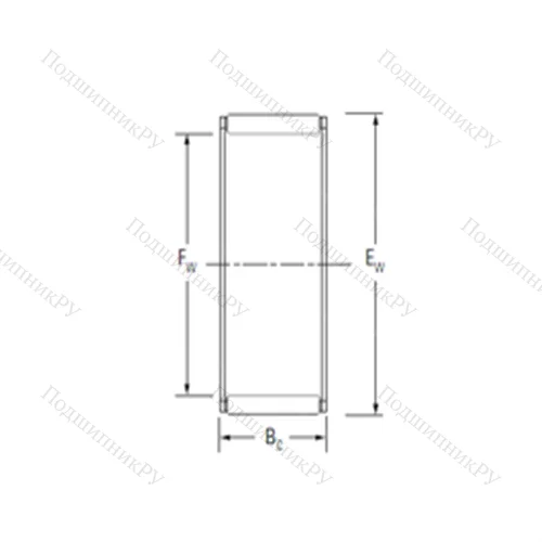 Подшипник игольчатый радиальный WJ-202624