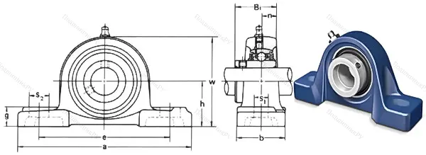Подшипниковый узел UCP 306