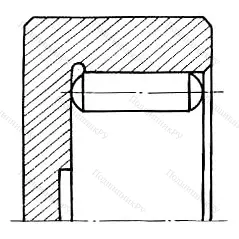 Модификация подшипника 904902К5 размер 14,733x23,841x11,35