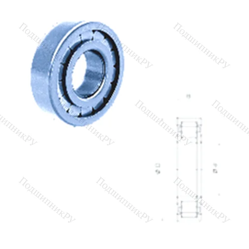 Подшипник роликовый радиальный NUP 209FM