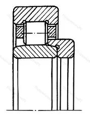 Подшипник NU 2324ECMA/C 4+H 2324 размер 120x260x100/86 от производителя  SKF