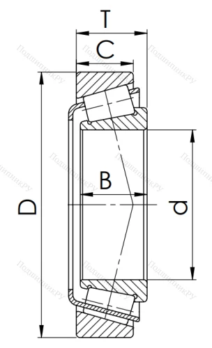 Конический роликовый подшипник 7515 (32215) 3LI4SMHYEW в Пензе