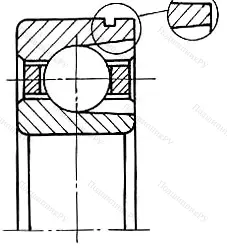 Подшипник 412NMB/P 6Q 6 размер 60x150x35 от производителя  SKF