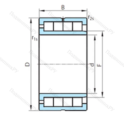 Подшипник роликовый радиальный PSL 512-17