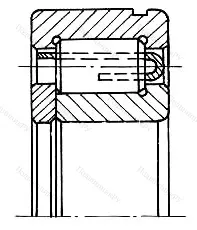 Подшипник NUP 309ECNR размер 45x100x25 от производителя  SKF